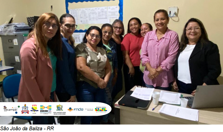 Cecampe Norte realizou formação e assessoramentos técnicos sobre o PDDE em 4 municípios de Roraima, em maio de 2025